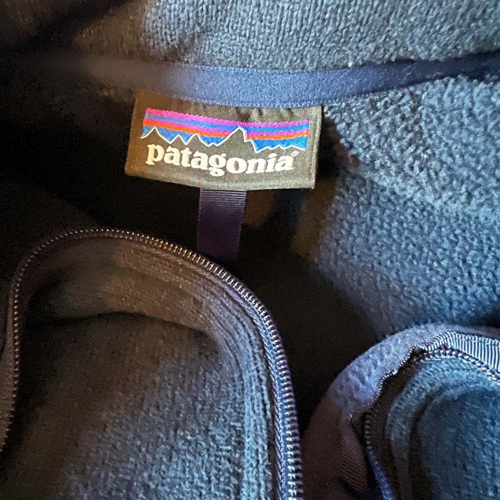 Patagonia Better Sweater Navy Full Zip -No Size Tag- Fits like a MNs Size LG